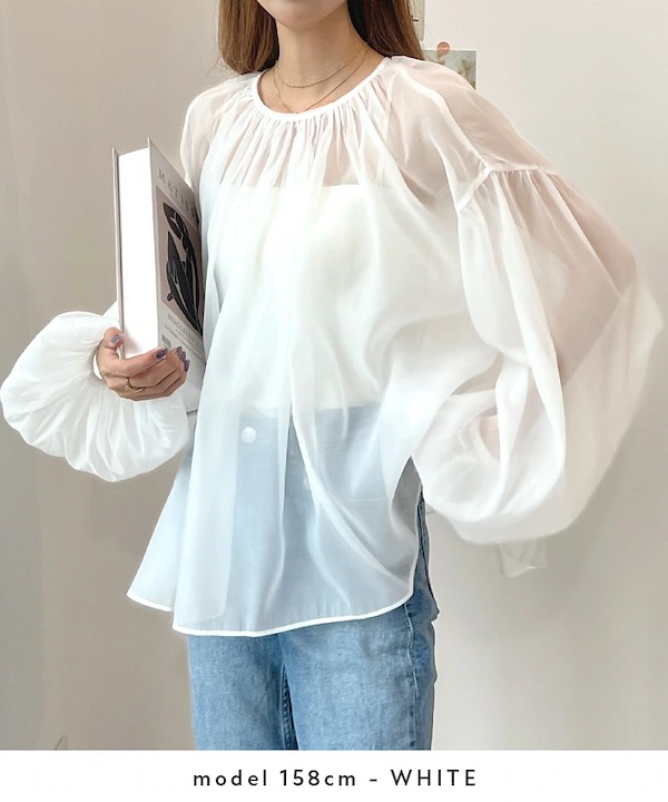 ★Coast フローラルバルーンフレア リボンタイ 魅惑的マキシ★ Qoo10 フューティアランド バルーン袖シアーフレアトップス 無地 長