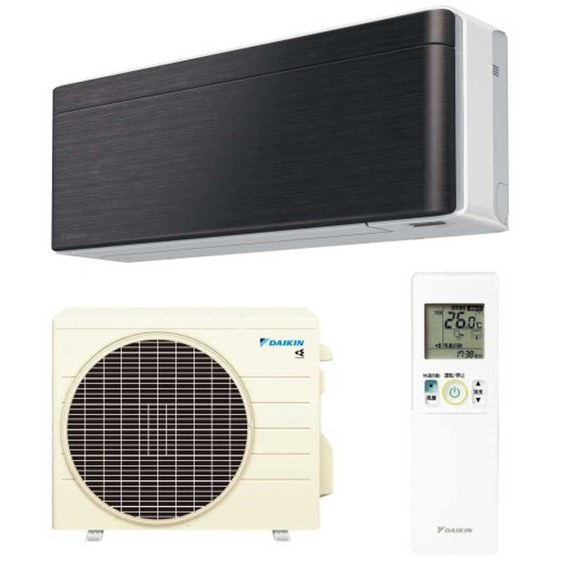 （標準取付工事費込）ダイキン　DAIKIN　エアコン おもに12畳用 risora リソラ SXシリーズ [ブラックウッド]　S363ATSS-W/K 本体ホワイト色