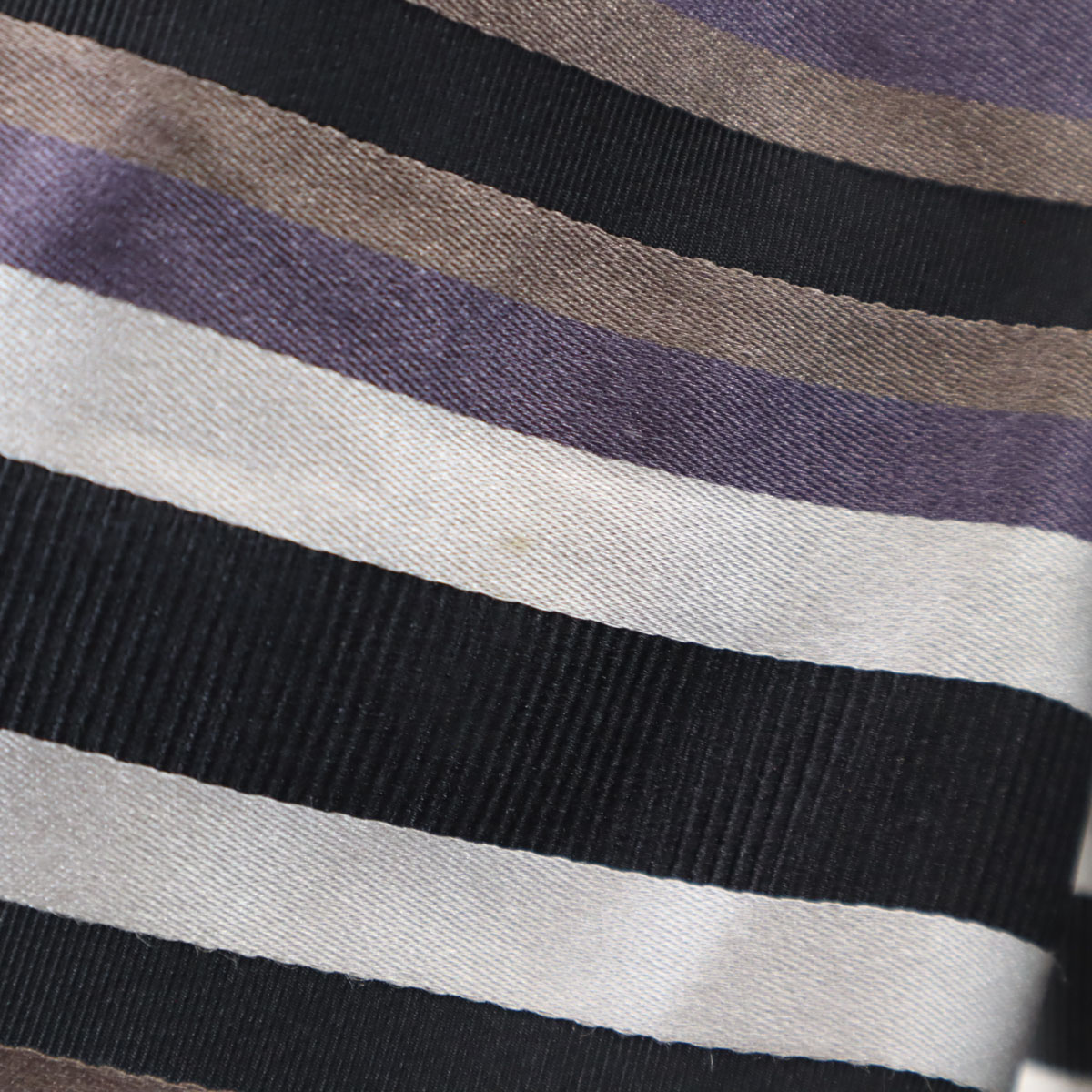 フランス製 シルクブレンド ボーダー柄 5分袖 ブラウス 38 パープル レディース 古着 フランス製 シルクブレンド ボーダー柄 5分袖 ブラウス 38 パープル レディース 古着