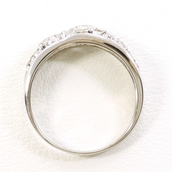 K10 10金 WG リング 指輪 14.5号 ダイヤ 0.28 ジュエリー 中古 K10 10金 WG リング 指輪 14.5号 ダイヤ 0.28 ジュエリー 中古