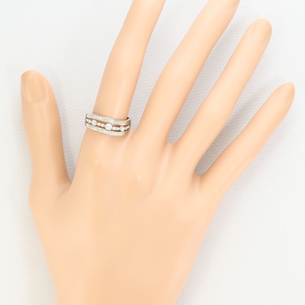 K10 10金 WG リング 指輪 14.5号 ダイヤ 0.28 ジュエリー 中古 K10 10金 WG リング 指輪 14.5号 ダイヤ 0.28 ジュエリー 中古