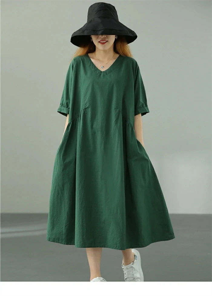 【20点セット】ワンピース レディース 夏 ロングワンピース 半袖 Vネック フレアワンピース キレイめ 大きいサイズ 綿麻風 ゆったり リゾートワンピース シンプル ミモレ丈 きれいめ ゆる 体型カ 【20点セット】ワンピース レディース 夏 ロングワンピース 半袖 Vネック フレアワンピース キレイめ 大きいサイズ 綿麻風 ゆったり リゾートワンピース シンプル ミモレ丈 きれいめ ゆる 体型カ