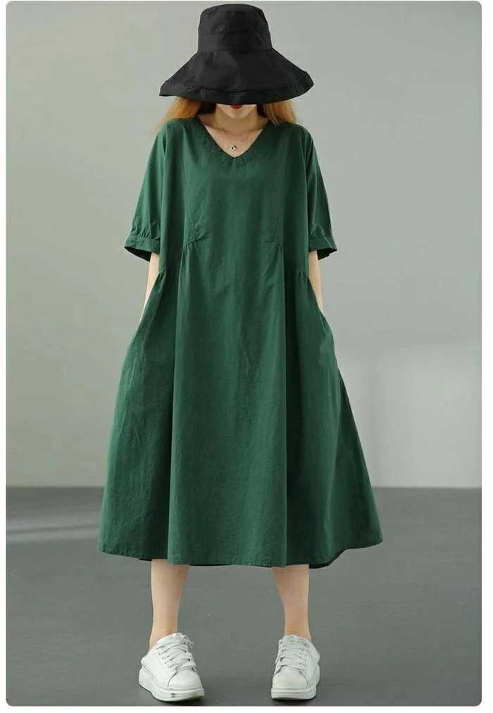 【20点セット】ワンピース レディース 夏 ロングワンピース 半袖 Vネック フレアワンピース キレイめ 大きいサイズ 綿麻風 ゆったり リゾートワンピース シンプル ミモレ丈 きれいめ ゆる 体型カ 【20点セット】ワンピース レディース 夏 ロングワンピース 半袖 Vネック フレアワンピース キレイめ 大きいサイズ 綿麻風 ゆったり リゾートワンピース シンプル ミモレ丈 きれいめ ゆる 体型カ