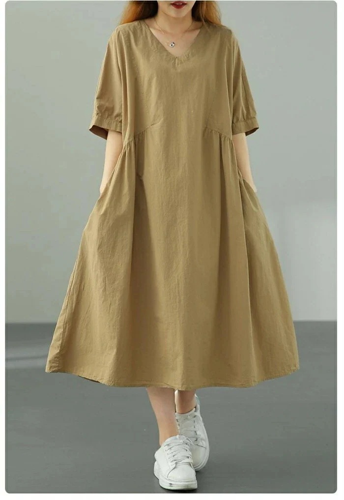 【20点セット】ワンピース レディース 夏 ロングワンピース 半袖 Vネック フレアワンピース キレイめ 大きいサイズ 綿麻風 ゆったり リゾートワンピース シンプル ミモレ丈 きれいめ ゆる 体型カ 【20点セット】ワンピース レディース 夏 ロングワンピース 半袖 Vネック フレアワンピース キレイめ 大きいサイズ 綿麻風 ゆったり リゾートワンピース シンプル ミモレ丈 きれいめ ゆる 体型カ