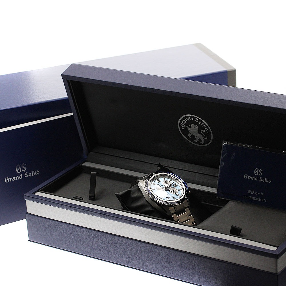 セイコー SEIKO 9R96-0AT0/SBGC261 グランドセイコー エボリューション9 GMT スプリングドライブ メンズ 極美品 箱・保証書付き_903421【中古】