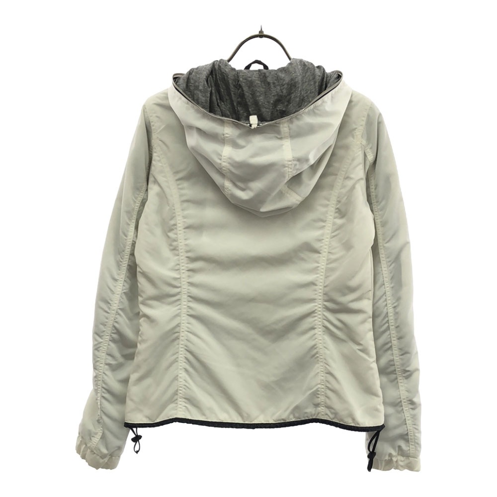 フード付き ナイロンジャケット 40 ホワイト レディース フード付き ナイロンジャケット 40 ホワイト レディース