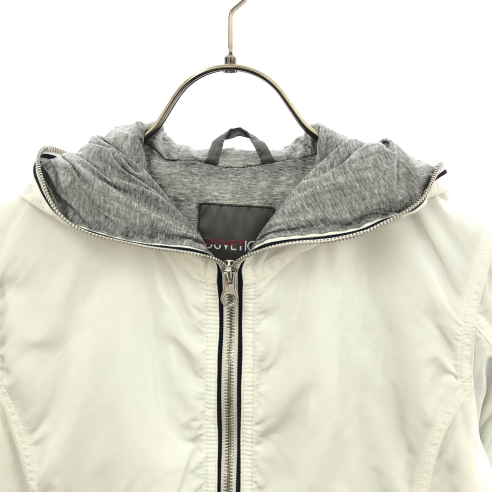 フード付き ナイロンジャケット 40 ホワイト レディース フード付き ナイロンジャケット 40 ホワイト レディース