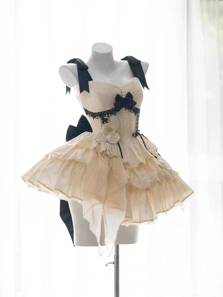 ロリータ分割ドッグショートロリータloスカート 妖精姫スカート ロリータ分割ドッグショートロリータloスカート 妖精姫スカート