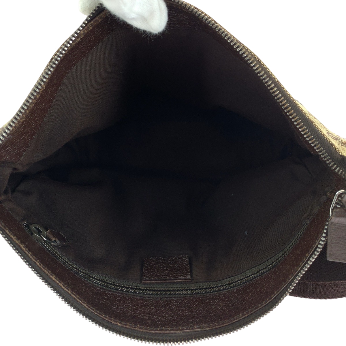 ブラウン ベージュ シルバー金具 GGキャンバス 114273 ショルダーバッグ メッセンジャーバッグ レディース 503685