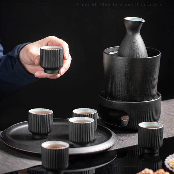 酒 熱燗 徳利 8点セット おちょこ オシャレ プレゼント最適 A004881酒 熱燗 徳利 8点セット おちょこ オシャレ プレゼント最適 箱入り