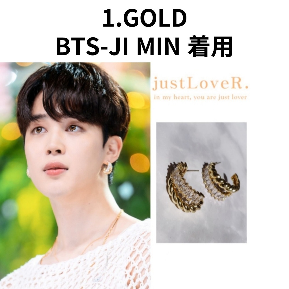 BTS JI MIN I着用/クーポン贈呈/韓国ファッション/ ジュエリー./Eternal Earringsピアス