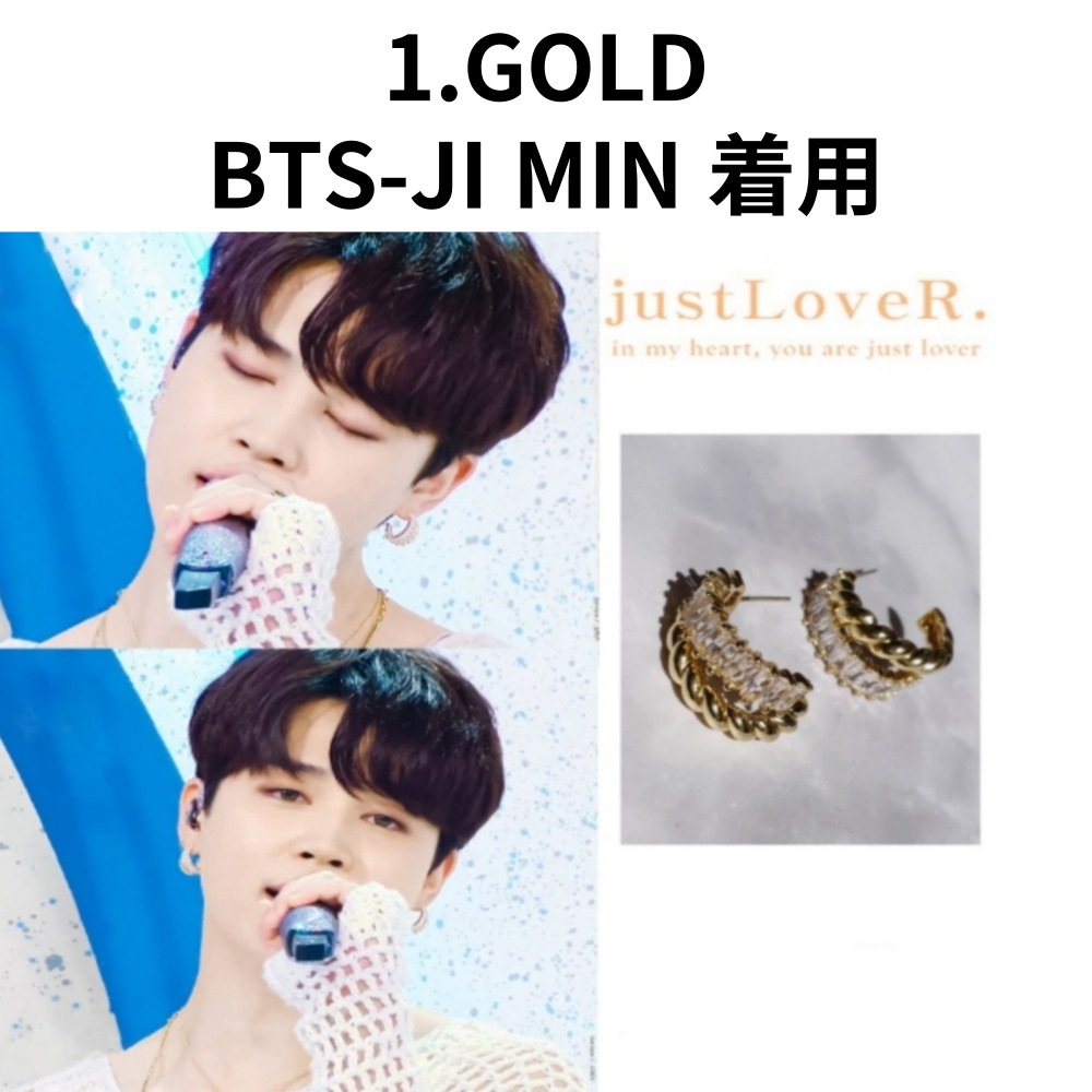 BTS JI MIN I着用/クーポン贈呈/韓国ファッション/ ジュエリー./Eternal Earringsピアス