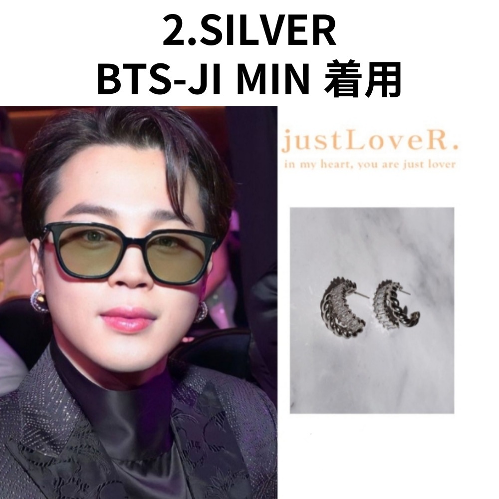 BTS JI MIN I着用/クーポン贈呈/韓国ファッション/ ジュエリー./Eternal Earringsピアス