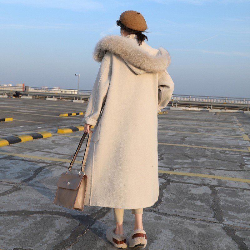 ラシャコート レディース メルトンコート 婦人 ファー襟 婦人服 大きいサイズ アウター お年寄り 細身 スリム アウター モコモコ 秋服