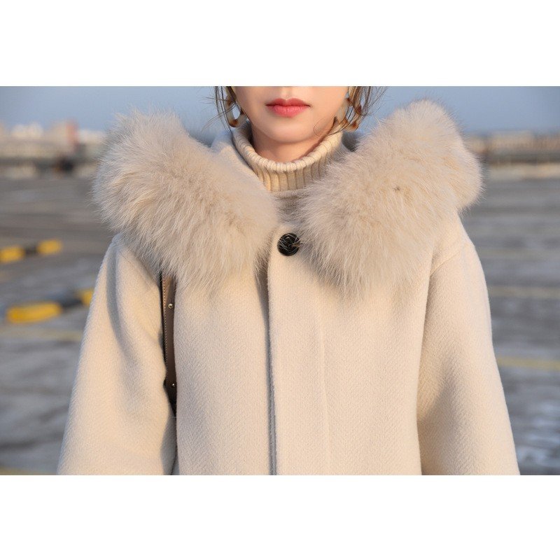 ラシャコート レディース メルトンコート 婦人 ファー襟 婦人服 大きいサイズ アウター お年寄り 細身 スリム アウター モコモコ 秋服