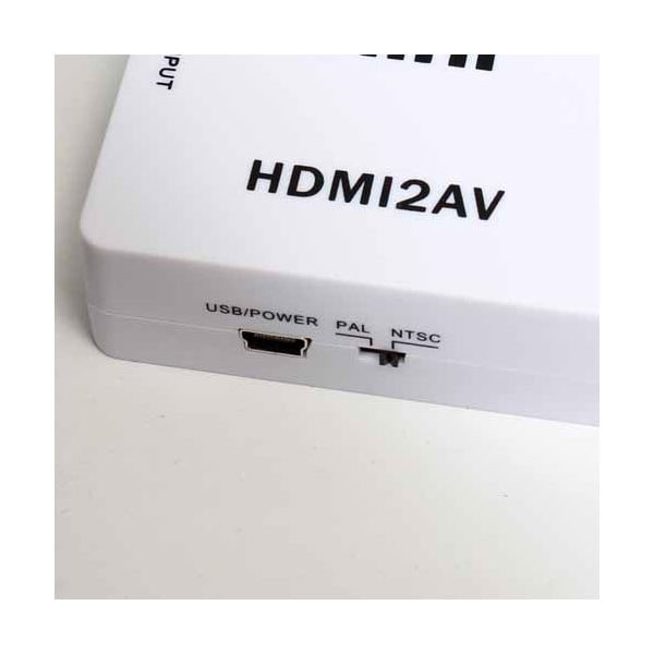 サンコー HDMIをコンポジットへ変換するアダプタ HDMRCA22