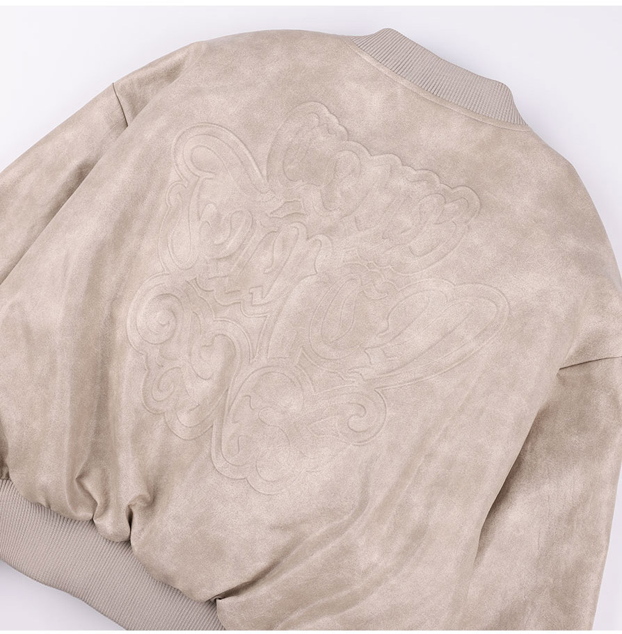 [NF]キルティングリバーシブルエンボジャンパーQUILTING REVERSIBLE EMBO JUMPER (BLACK)_F24ZA956 / （IVORY）_F24ZA956