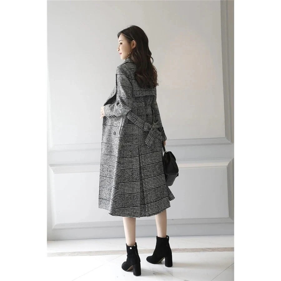 チェスターコート ロング丈 レディース ロングトレンチコート ラシャ コート アウター aライン 着痩せ ベルト付き キレイめ 上品 大人 40代 体型カバー-a01