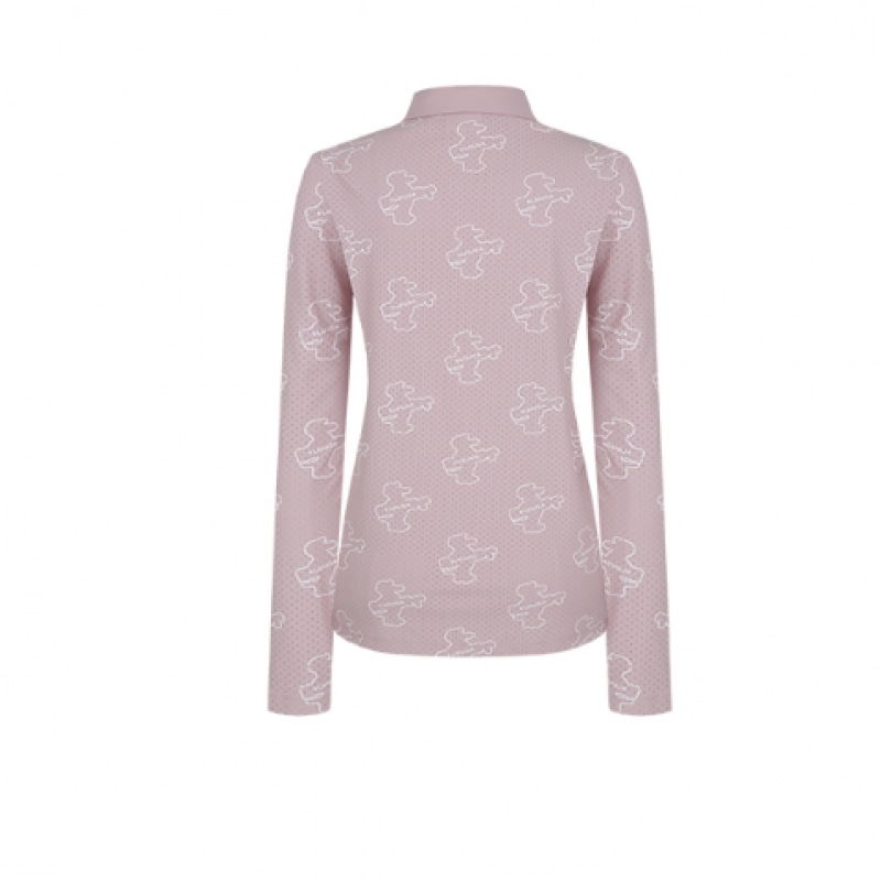 [ルイカステル] レディースアイルカシグネチャーロゴパステルロングスリーブTシャツ