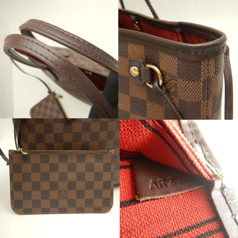 ダミエ ネヴァーフルPM N41359 トートバッグ エベヌ/252832【中古】 ダミエ ネヴァーフルPM N41359 トートバッグ エベヌ/252832【中古】