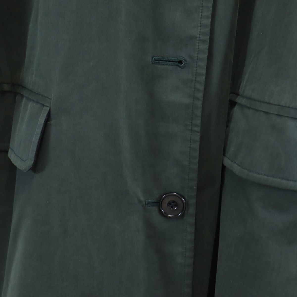 アマデウス 90s オールド リバーシブル ウールブレンド ステンカラーコート ネイビー×カーキ AMADEUS レディース アマデウス 90s オールド リバーシブル ウールブレンド ステンカラーコート ネイビー×カーキ AMADEUS レディース