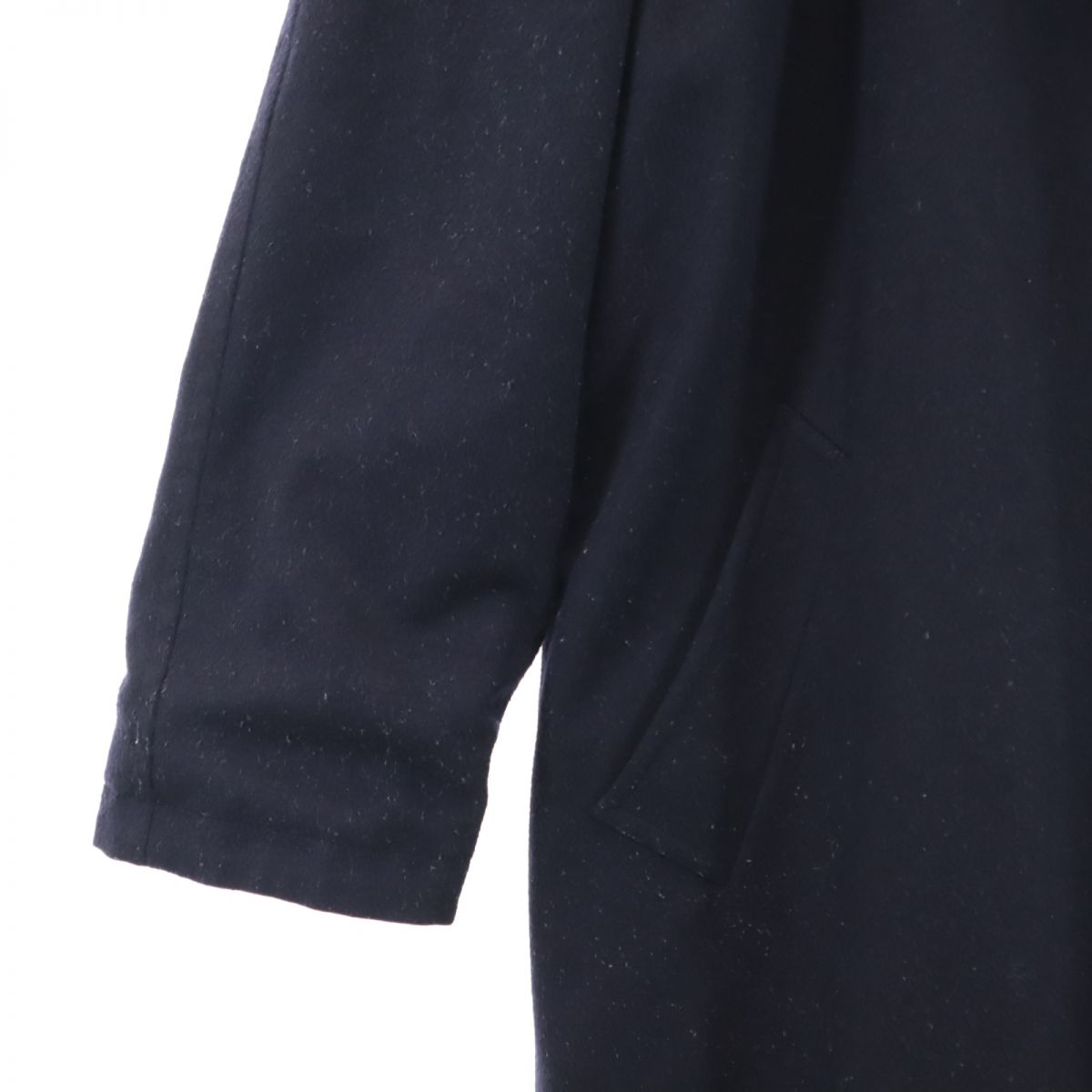 アマデウス 90s オールド リバーシブル ウールブレンド ステンカラーコート ネイビー×カーキ AMADEUS レディース アマデウス 90s オールド リバーシブル ウールブレンド ステンカラーコート ネイビー×カーキ AMADEUS レディース