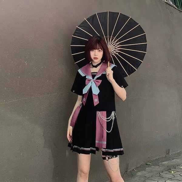 Qoo10] jk制服6点セット スクール 女高校制服