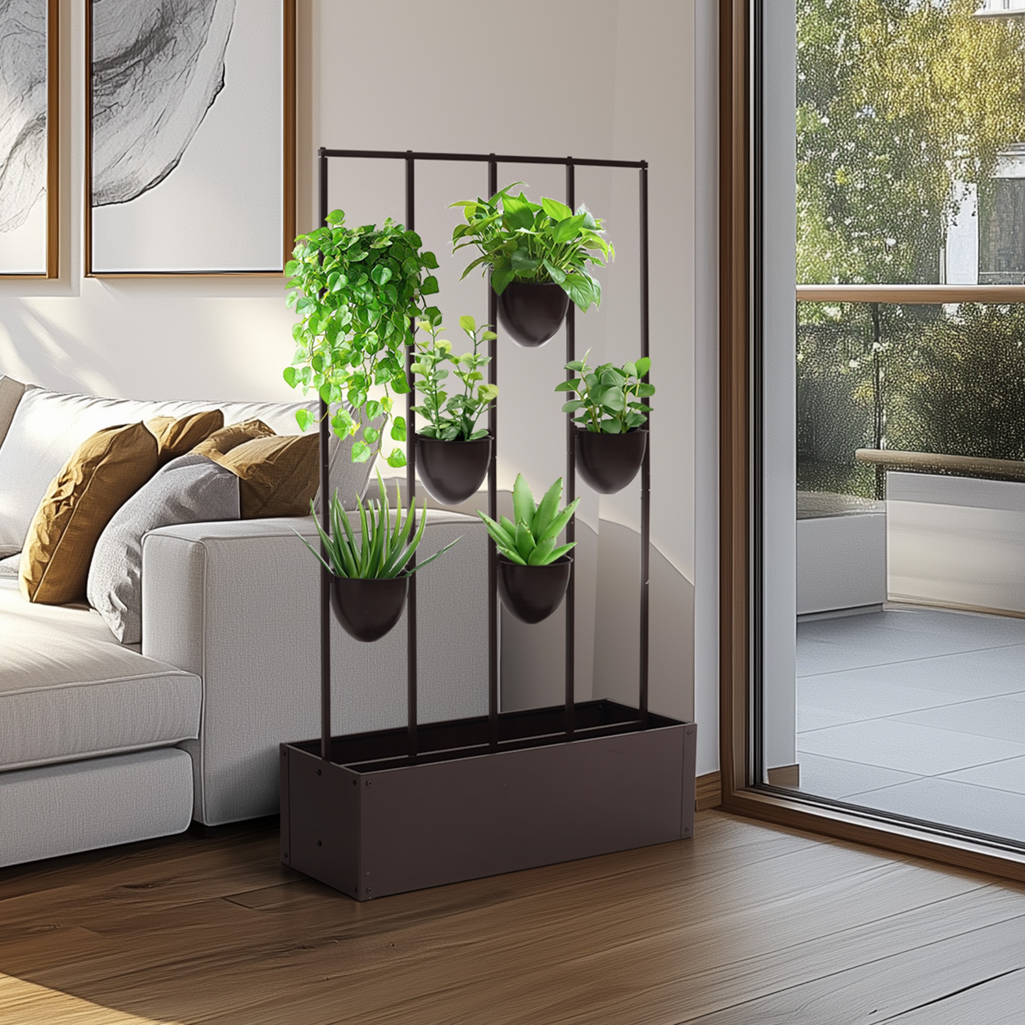 【国内倉庫出荷 送料無料】フェンス プランター付き 目隠し プランター付き 電着塗装 植木鉢付き 簡単設置 92*36*160cm 園芸用品 プランター ガーデンラティス プランターボックス 花壇フェ 【国内倉庫出荷 送料無料】フェンス プランター付き 目隠し プランター付き 電着塗装 植木鉢付き 簡単設置 92*36*160cm 園芸用品 プランター ガーデンラティス プランターボックス 花壇フェ