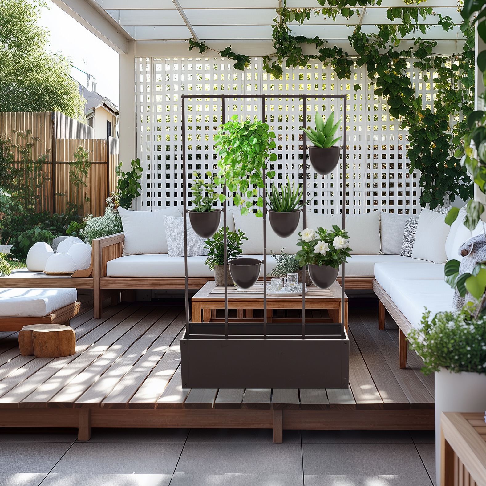 【国内倉庫出荷 送料無料】フェンス プランター付き 目隠し プランター付き 電着塗装 植木鉢付き 簡単設置 92*36*160cm 園芸用品 プランター ガーデンラティス プランターボックス 花壇フェ 【国内倉庫出荷 送料無料】フェンス プランター付き 目隠し プランター付き 電着塗装 植木鉢付き 簡単設置 92*36*160cm 園芸用品 プランター ガーデンラティス プランターボックス 花壇フェ