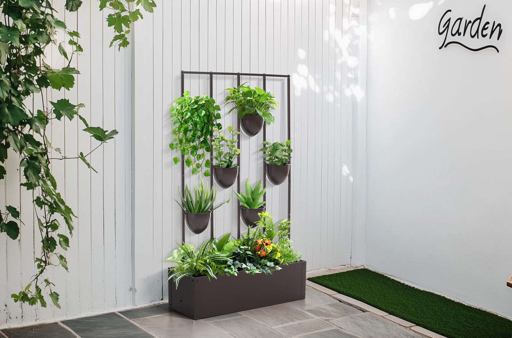 【国内倉庫出荷 送料無料】フェンス プランター付き 目隠し プランター付き 電着塗装 植木鉢付き 簡単設置 92*36*160cm 園芸用品 プランター ガーデンラティス プランターボックス 花壇フェ 【国内倉庫出荷 送料無料】フェンス プランター付き 目隠し プランター付き 電着塗装 植木鉢付き 簡単設置 92*36*160cm 園芸用品 プランター ガーデンラティス プランターボックス 花壇フェ