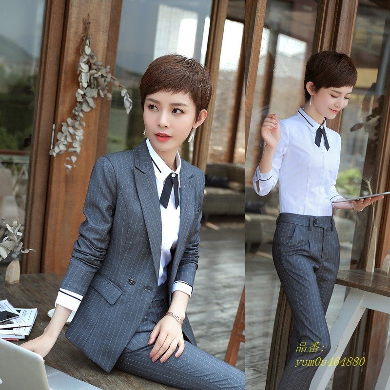 スカートスーツ 2点セット セレモニースーツ ビジネス パンツスーツ オフィス フォーマル ストライ スカートスーツ 2点セット セレモニースーツ ビジネス パンツスーツ オフィス フォーマル ストライ