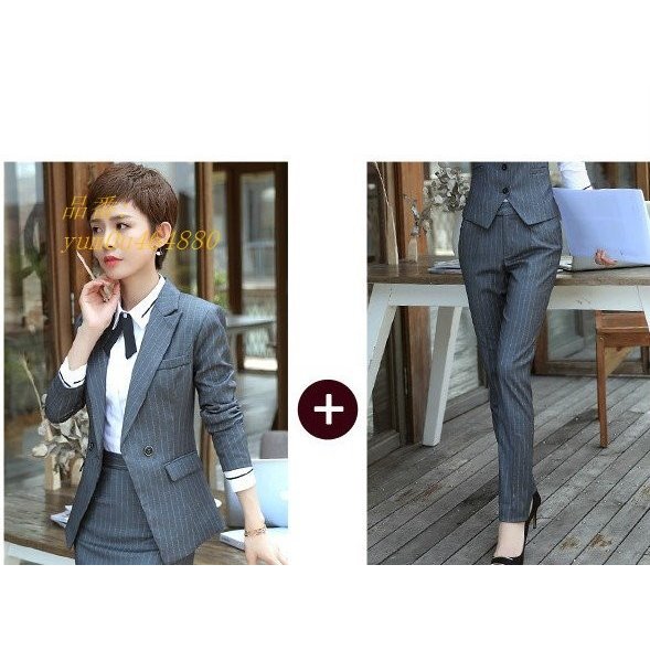 スカートスーツ 2点セット セレモニースーツ ビジネス パンツスーツ オフィス フォーマル ストライ スカートスーツ 2点セット セレモニースーツ ビジネス パンツスーツ オフィス フォーマル ストライ