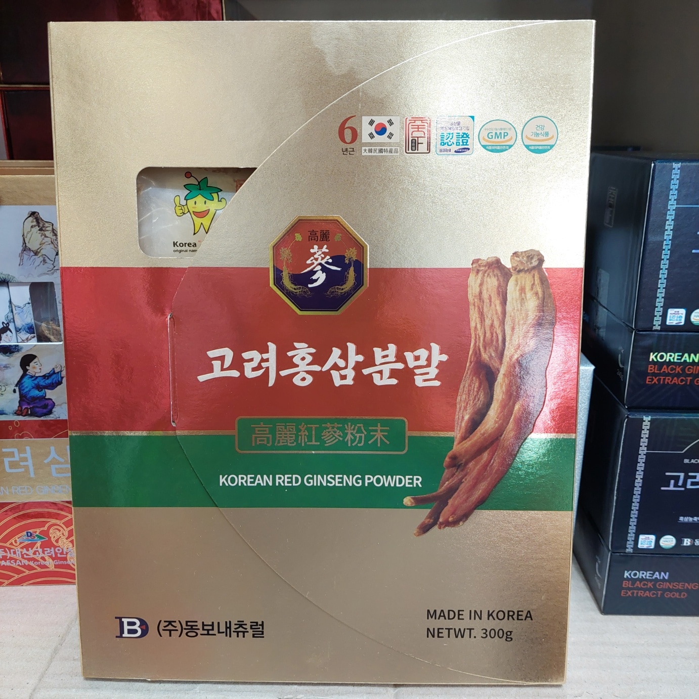 高麗人参 6年根 紅参粉末パウダー100% 300g/1gあたりジンセノサイド6mg/韓国伝統健康補助食品 高麗人参 6年根 紅参粉末パウダー100% 300g/1gあたりジンセノサイド6mg/韓国伝統健康補助食品