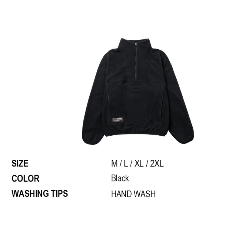 HDEX コージーフリースハーフジップアップ HDEX コージーフリースハーフジップアップ