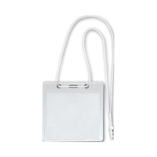 (まとめ) ソニック 吊り下げ名札 大型100×75mm GP-638 1セット（50枚：10枚×5パック） (×5セット)