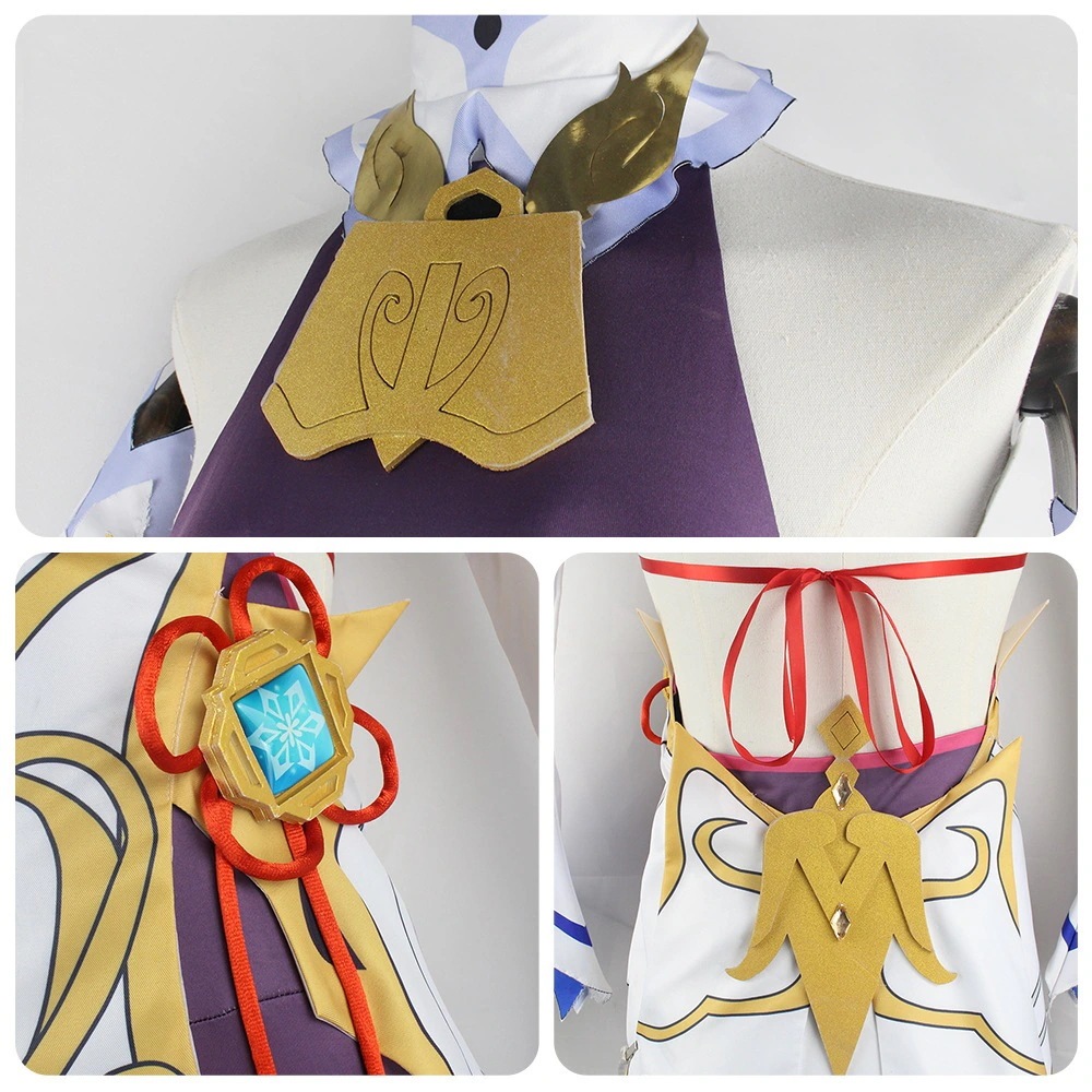 原神 Genshin 甘雨 カンウ コスプレ コスチューム 変身 仮装 かつら ステージ服 舞台 ハロウィン クリスマス イベント 大人用 文化祭