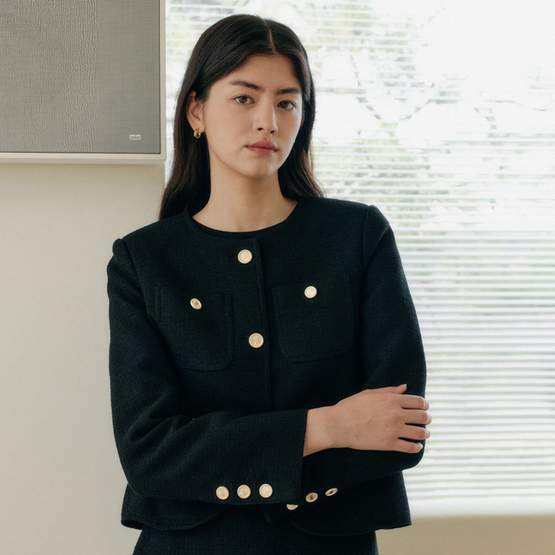 ラウンドツイードジャケット ラウンドツイードジャケット