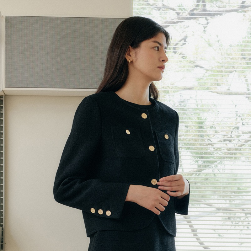 ラウンドツイードジャケット ラウンドツイードジャケット