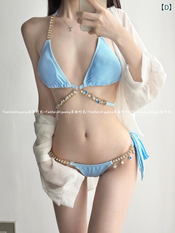 カジュアル 水着 ビキニ スイムウェア レディース 夏 海 プール リゾート レジャー 胸パッドありワイヤーなし