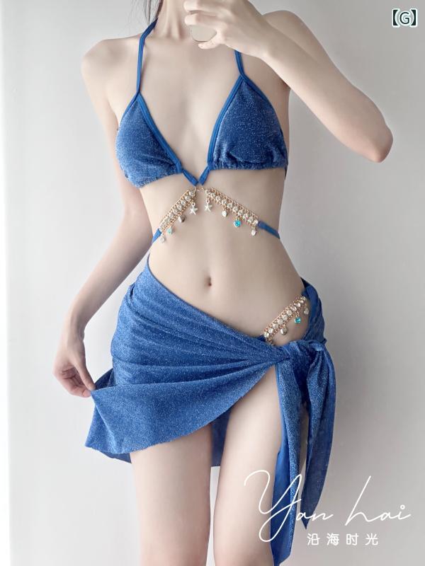 カジュアル 水着 ビキニ スイムウェア レディース 夏 海 プール リゾート レジャー 胸パッドありワイヤーなし