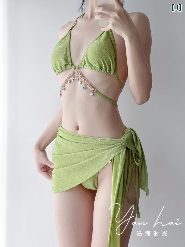 カジュアル 水着 ビキニ スイムウェア レディース 夏 海 プール リゾート レジャー 胸パッドありワイヤーなし