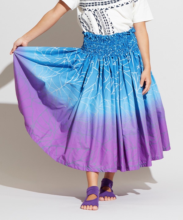 【既製品】【既製品】シングルパウ 73CM丈 タロ/ブルー系 【既製品】【既製品】シングルパウ 73CM丈 タロ/ブルー系