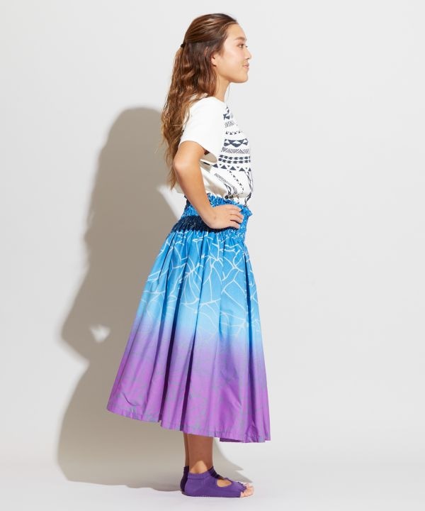 【既製品】【既製品】シングルパウ 73CM丈 タロ/ブルー系 【既製品】【既製品】シングルパウ 73CM丈 タロ/ブルー系