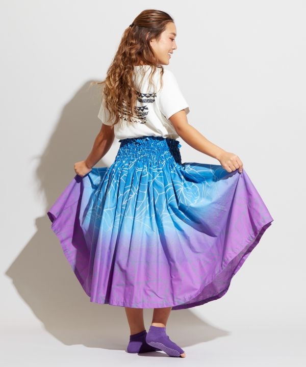 【既製品】【既製品】シングルパウ 73CM丈 タロ/ブルー系 【既製品】【既製品】シングルパウ 73CM丈 タロ/ブルー系