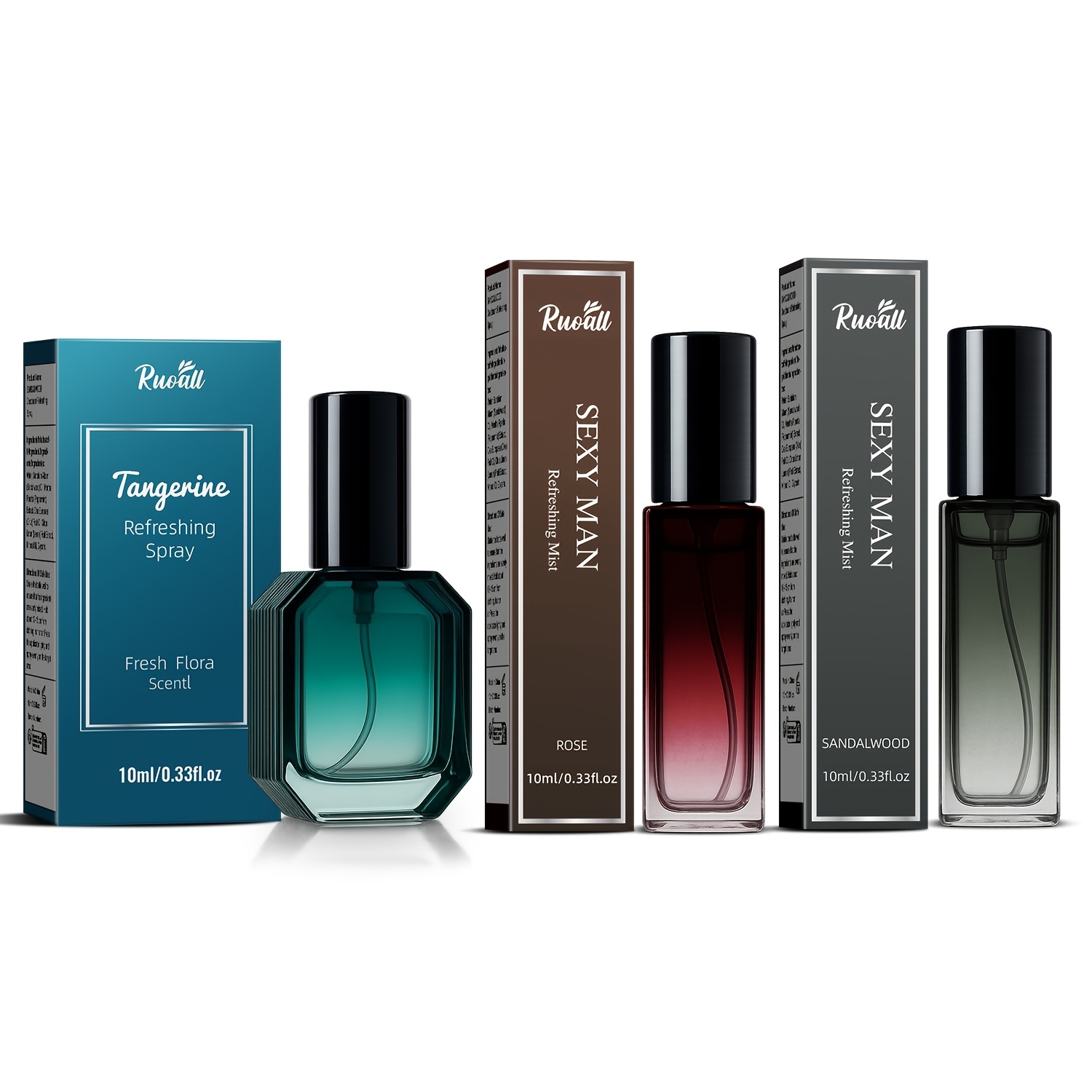 Qoo10] RUOALL メンズ香水セット 10ml