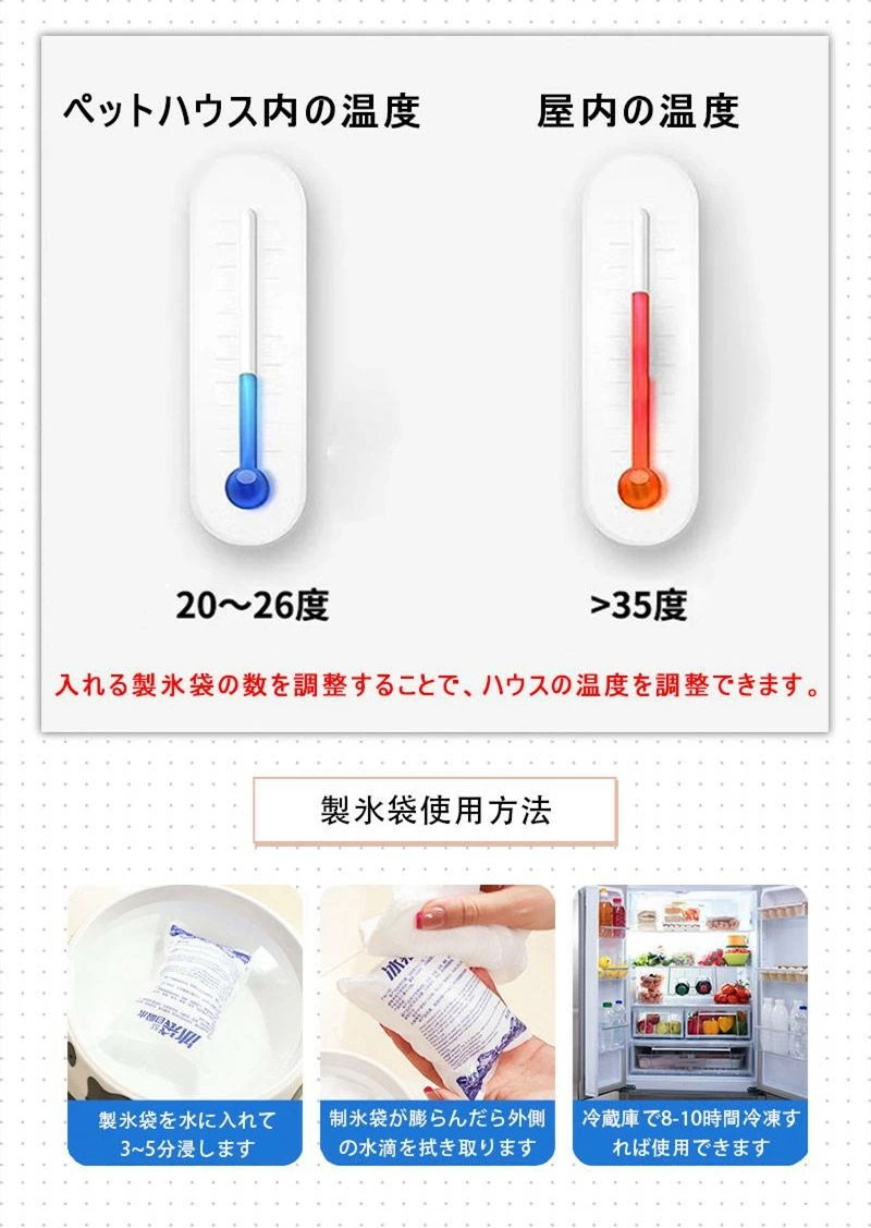 【夏セール！】ペットハウス 夏 ひんやり ペットベッド 冷感 夏用 犬ハウス 猫ハウス ペット用 クール 猫 犬 ペット用品 ネコ ベッド 室内 ペットハウス 冷房 暑さ対策 通気 猫ベッド 犬用ベッ