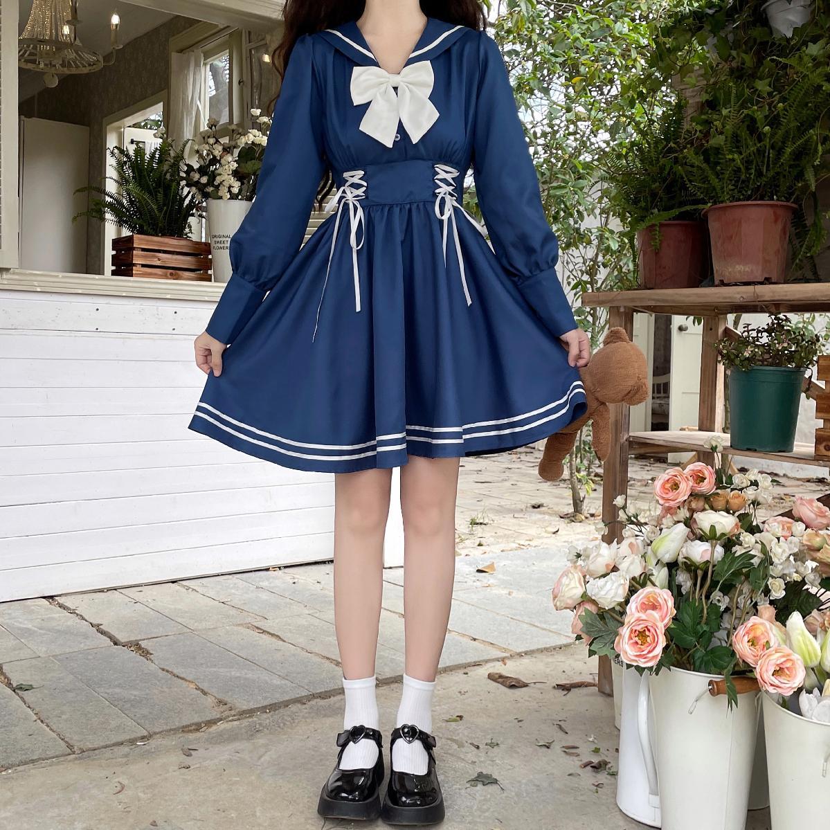 全2カラー カラーロリィタワンピース レディース ゆめかわいい 量産型 地雷系 ロリータ ロリィタ 可愛い かわいい ワンピース 長袖 全2カラー カラーロリィタワンピース レディース ゆめかわいい 量産型 地雷系 ロリータ ロリィタ 可愛い かわいい ワンピース 長袖