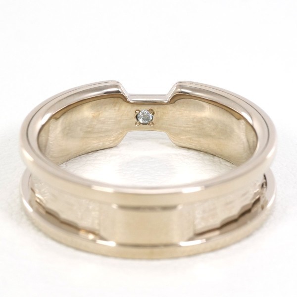 K14 14金 WG リング 指輪 12号 ダイヤ 0.01 0.01 ジュエリー 中古 K14 14金 WG リング 指輪 12号 ダイヤ 0.01 0.01 ジュエリー 中古