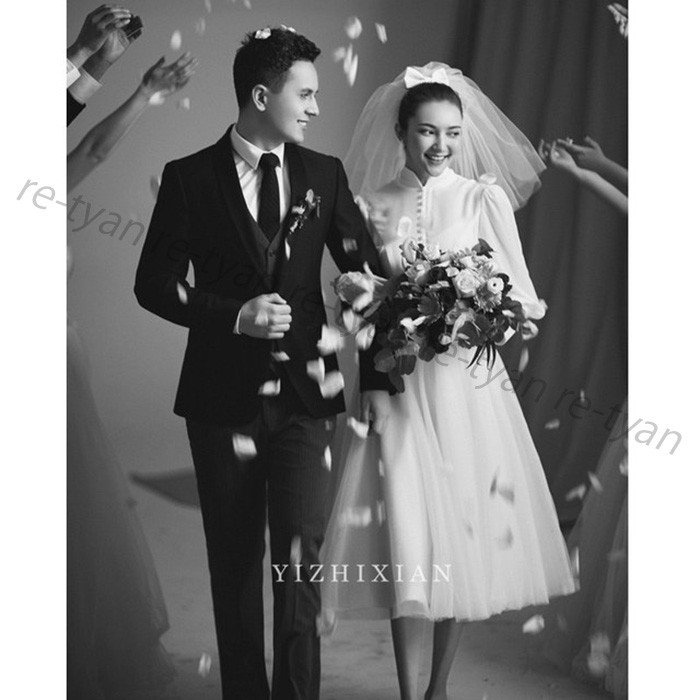 フォーマルドレス50代 ママ 母親 結婚式用ワンピース パーティードレス 40代 ウェディングドレス シンプル ピアノ発表会大人 エンパイア前撮り 海外挙式 披露宴