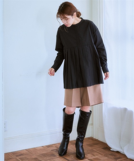 ショート・ノーマル 防水・防滑スクエアトゥストレッチロングブーツ ワイズ３Ｅ 選べる筒幅 制菌・消臭中敷